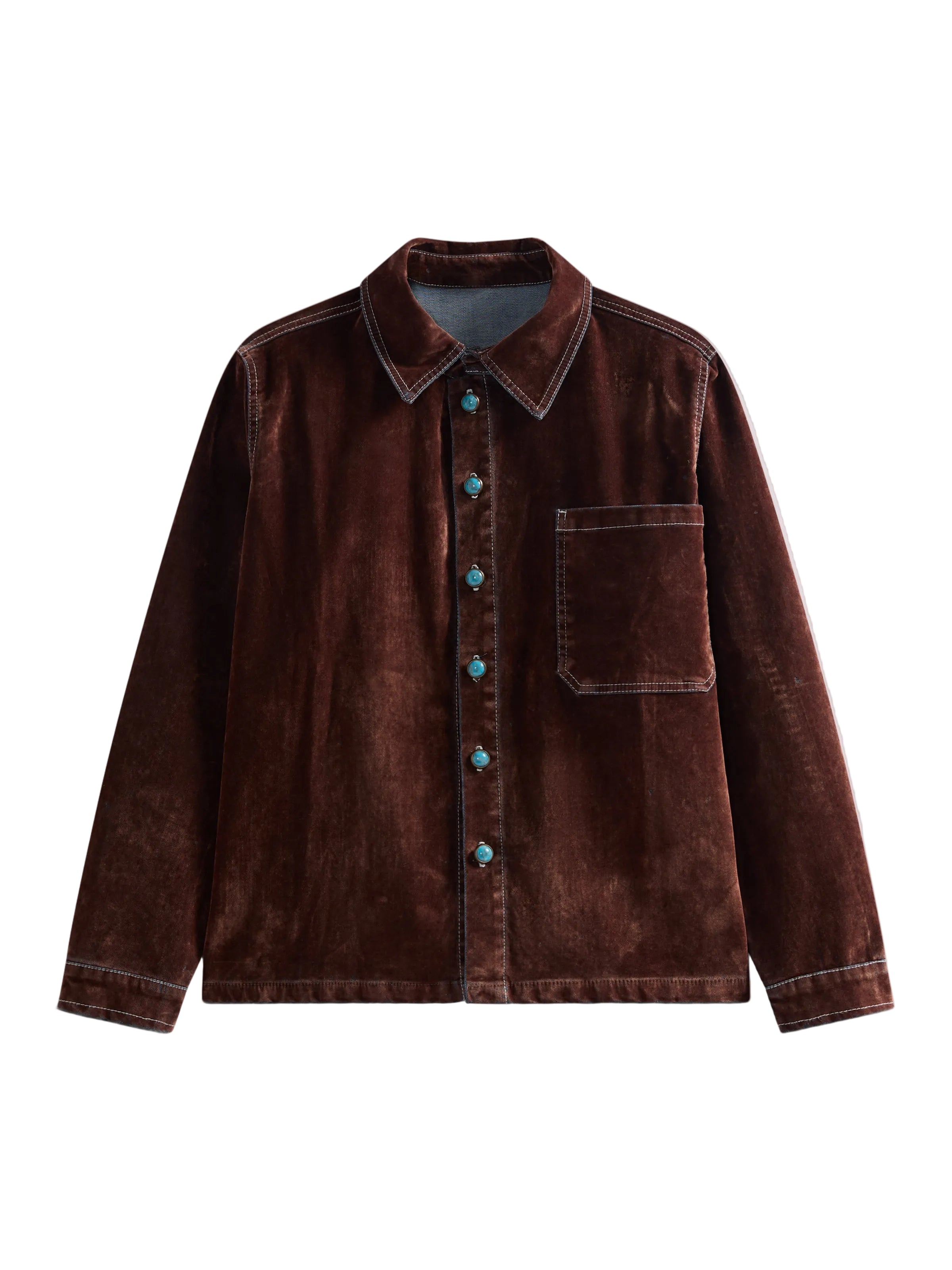 RODEO FLOCKED DENIM JACKET